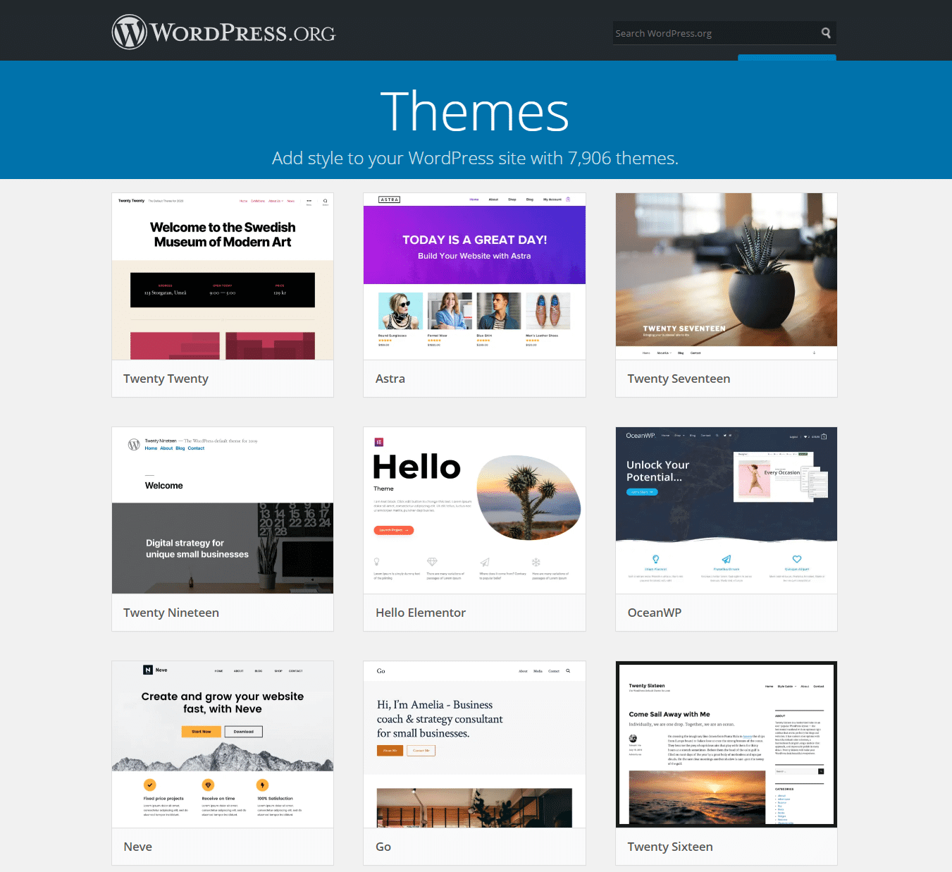 bien choisir un thème wordpress pour créer un site web